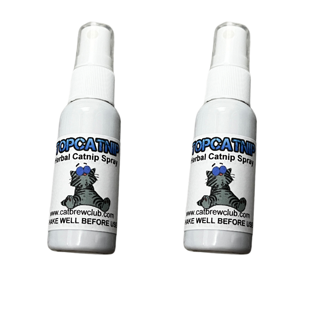 TopCatnip© - 2x30ml Catnip Spray for Cats Toys & Scratch Posts 60ml