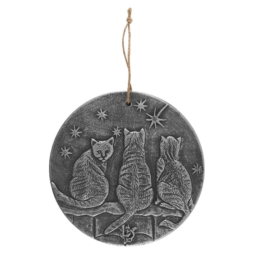 Silver Wish Upon A Star Terracotta Plaque by Lisa Parker - Cat Brew Club