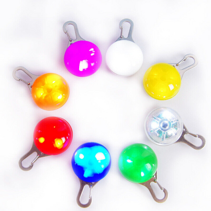 Waterproof Pet Dog Cat Collar LED Night Safety Clip Tag Flashing Luminous Light - Cat Brew Club