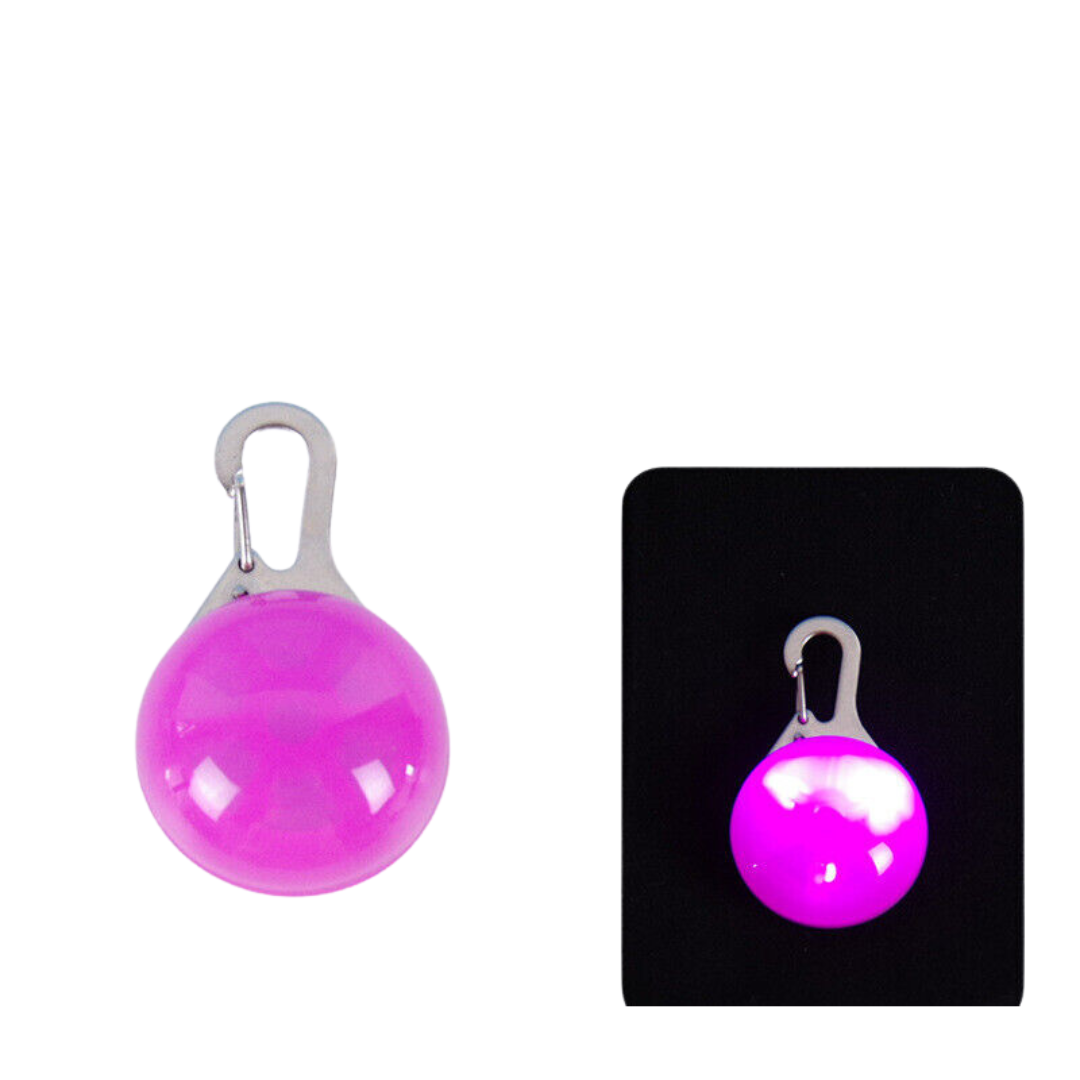 Waterproof Pet Dog Cat Collar LED Night Safety Clip Tag Flashing Luminous Light - Cat Brew Club