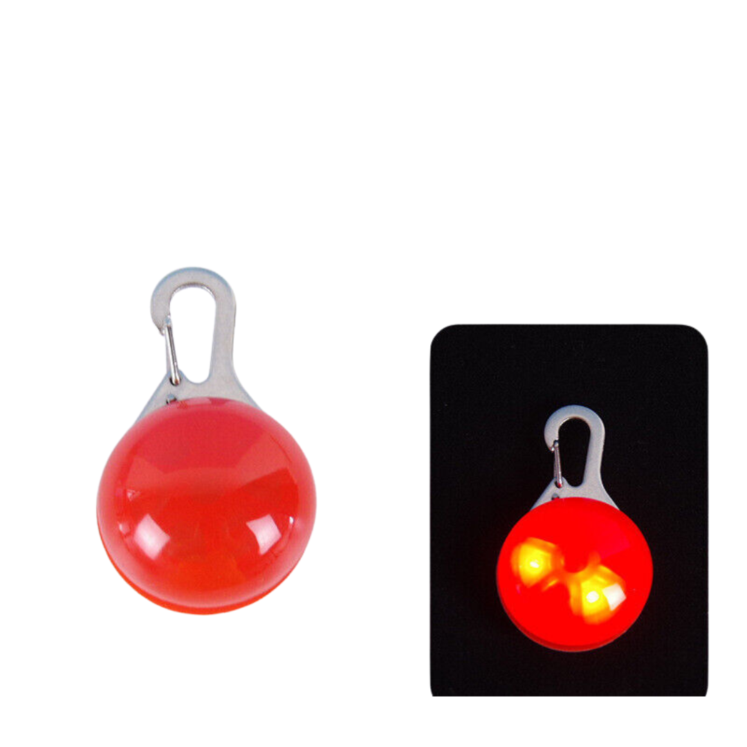 Waterproof Pet Dog Cat Collar LED Night Safety Clip Tag Flashing Luminous Light - Cat Brew Club