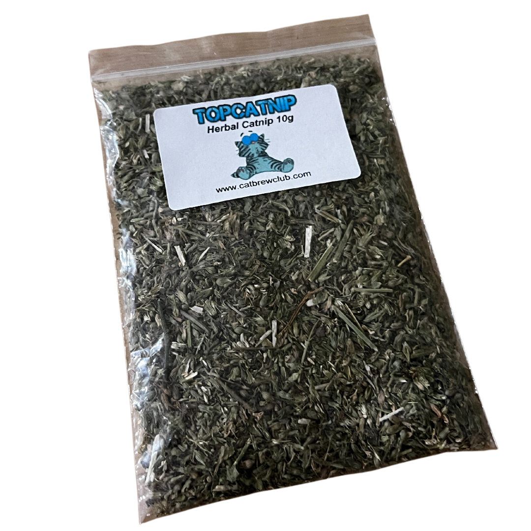 TopCatnip© - Premium Canadian Rough Cut Catnip Leaf & Bud - Extra Strong Organic - Cat Brew Club