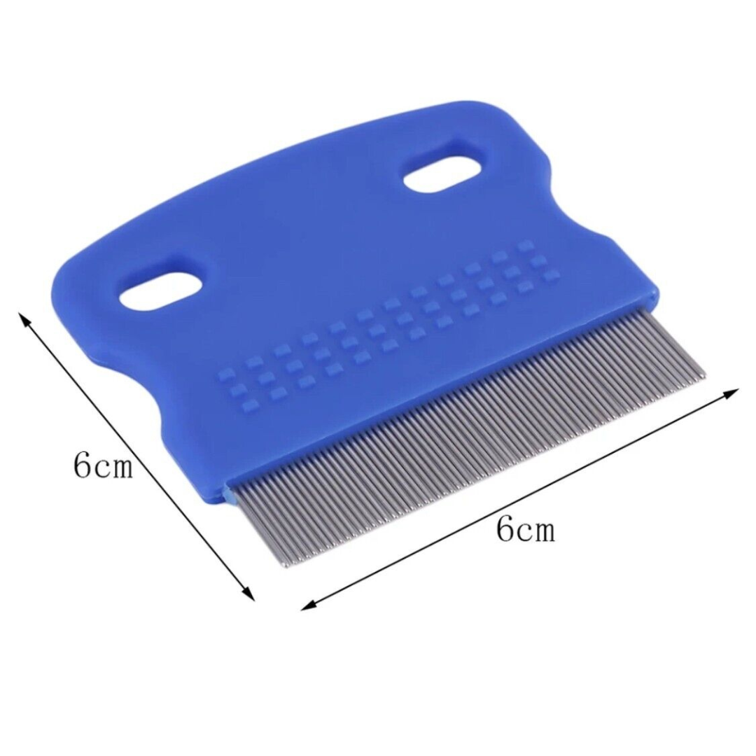 2 x Flea Lice Comb For Cat Dog Pet Fine Tooth - Effective Lice Flea Removal - Cat Brew Club