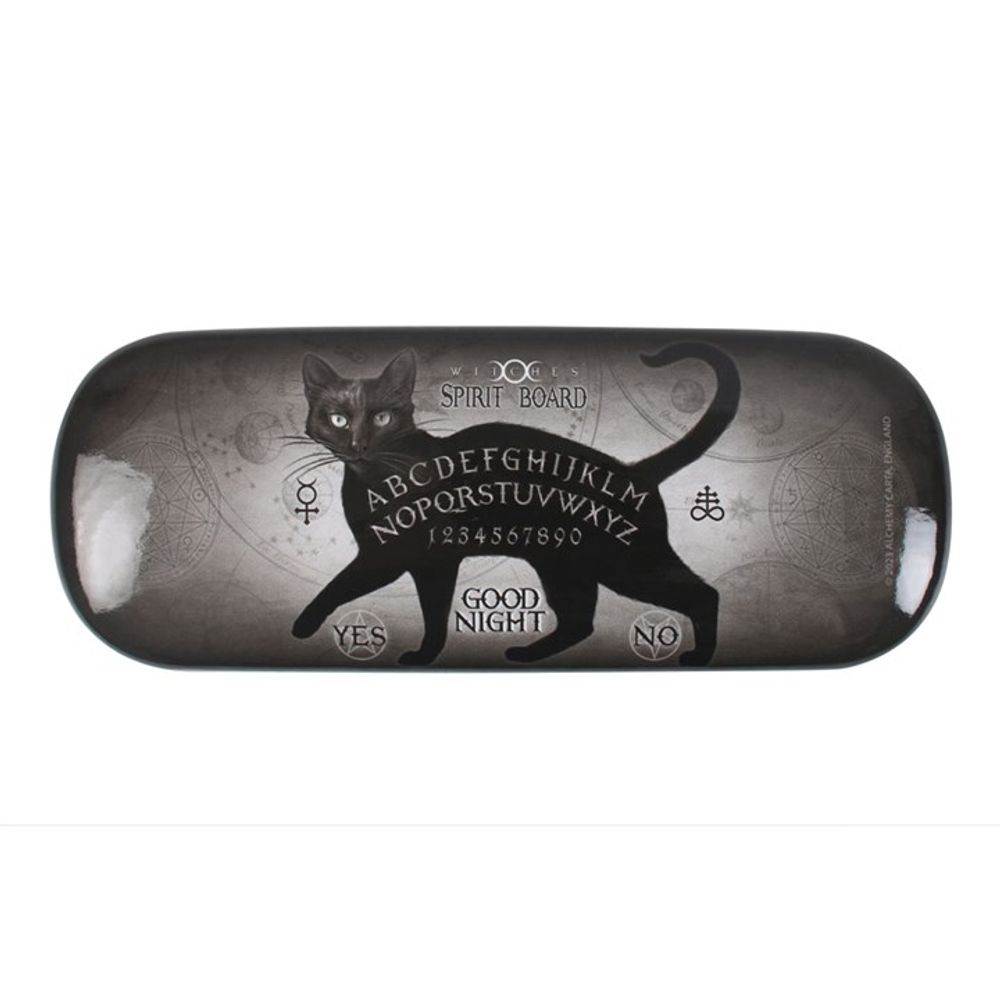 Black Cat Spirit Board Glasses Case by Alchemy - Protective Eyewear Case - Cat Brew Club