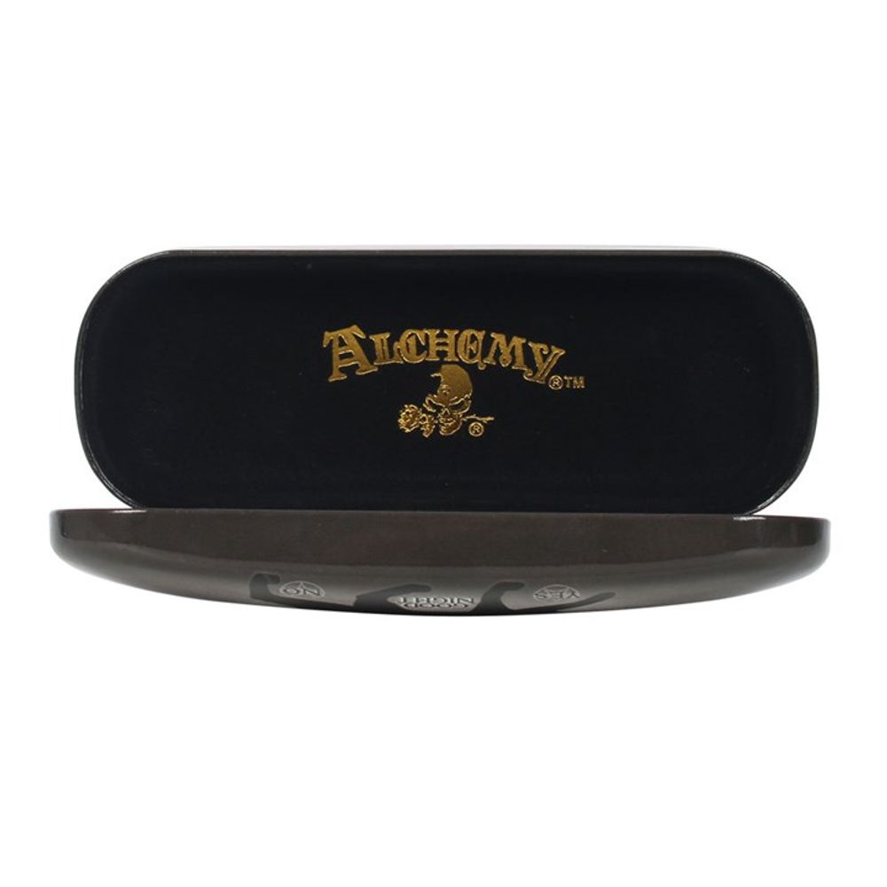 Black Cat Spirit Board Glasses Case by Alchemy - Protective Eyewear Case - Cat Brew Club