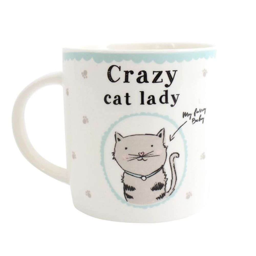 Crazy Cat Lady Mug - Ceramic Coffee Cup - Cat Brew Club