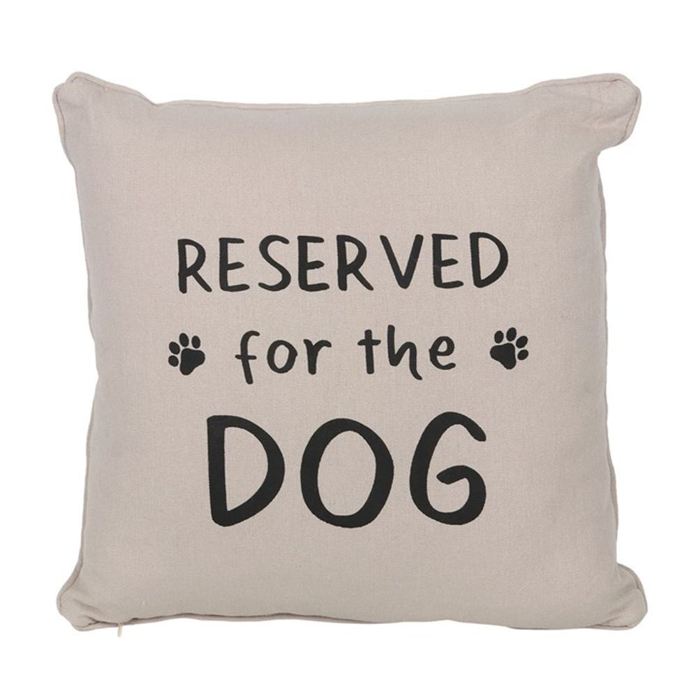 Reserved for the Dog Reversible Cushion - Cat Brew Club