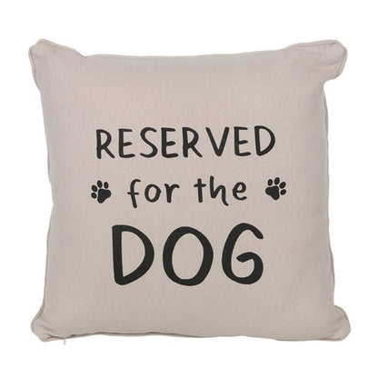 Reserved for the Dog Reversible Cushion - Cat Brew Club