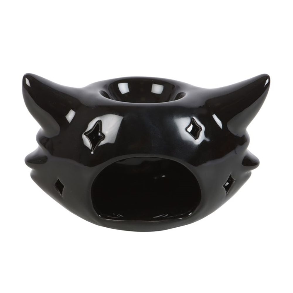 Spooky Black Cat Oil Burner - Halloween Decor - Cat Brew Club