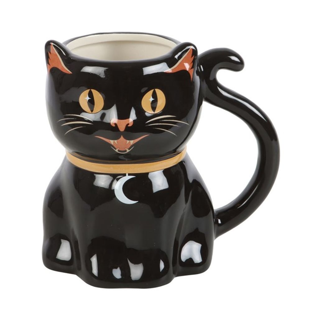 Spooky Black Cat Mug - Halloween Coffee Cup - Cat Brew Club