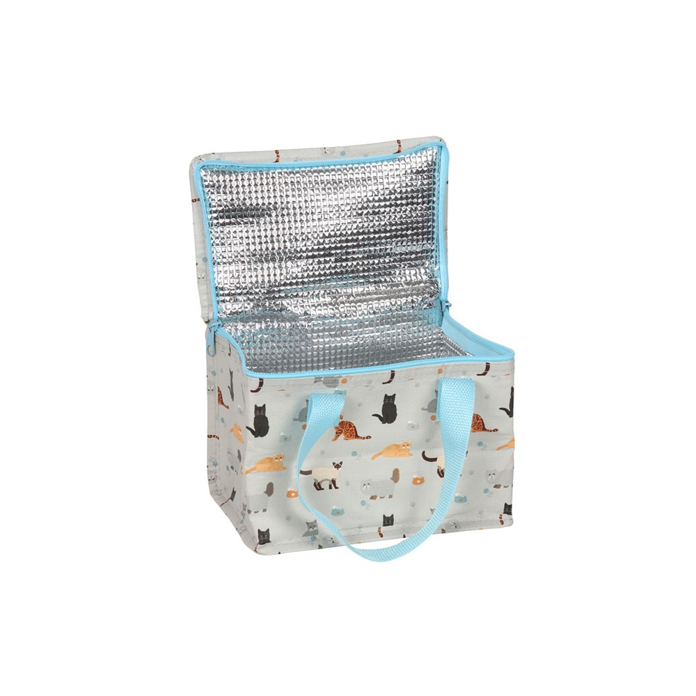 Cat Print Lunch Bag - Cat Brew Club