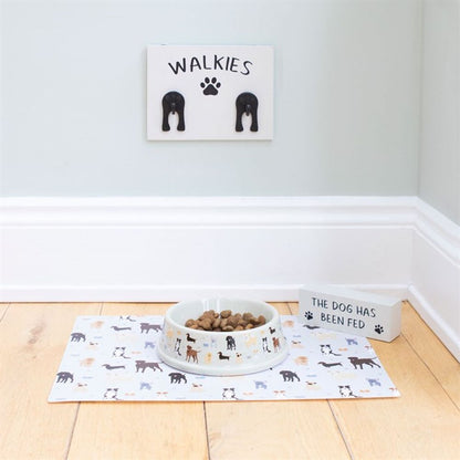 Dog Print Food Bowl - Cat Brew Club