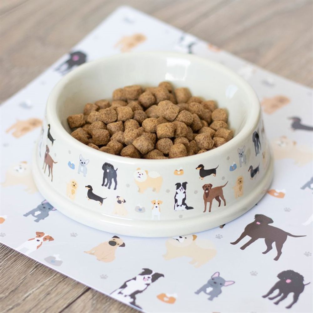 Dog Print Food Bowl - Cat Brew Club