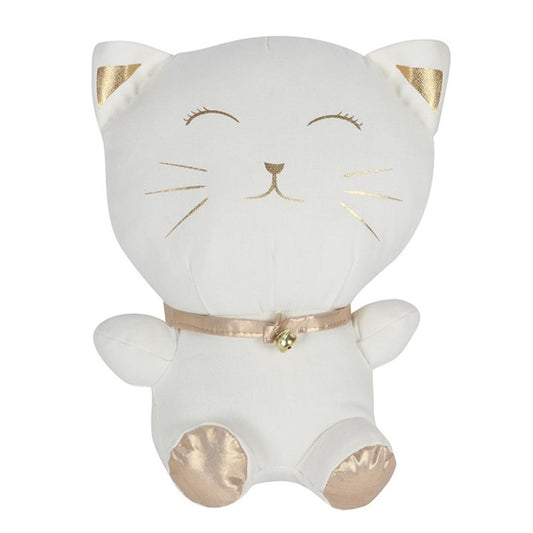 White Cat Door Stop - Cat Brew Club