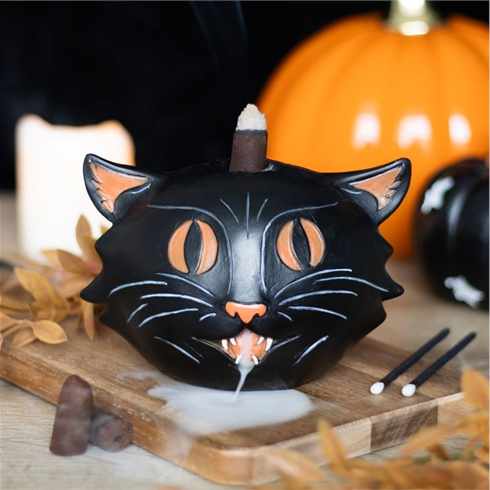 Black Cat Incense Burner - Cat Brew Club