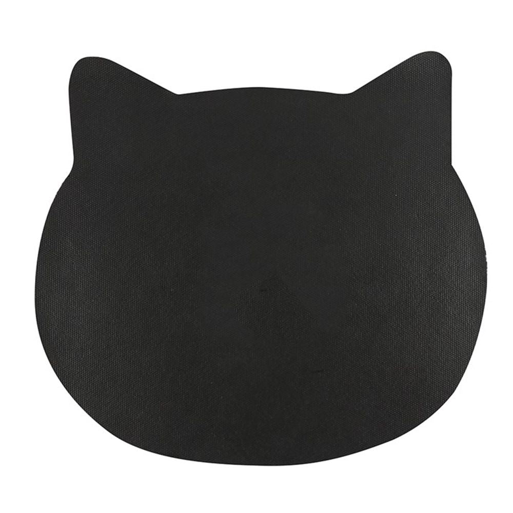 Black Cat Lady Cat Shaped Doormat - Cat Brew Club