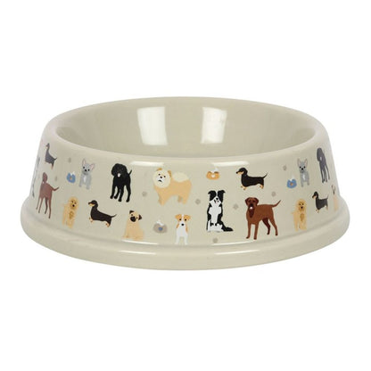 Dog Print Food Bowl - Cat Brew Club