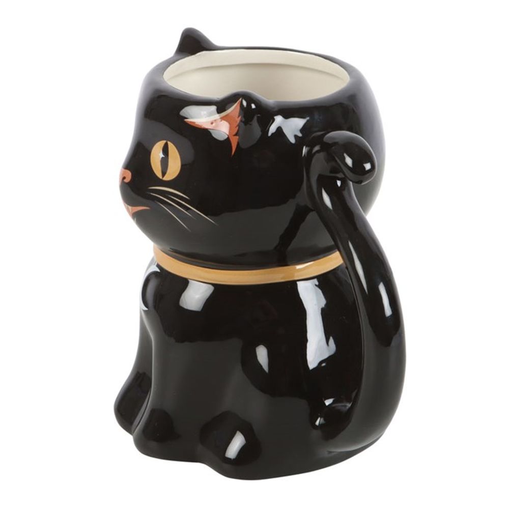 Spooky Black Cat Mug - Halloween Coffee Cup - Cat Brew Club