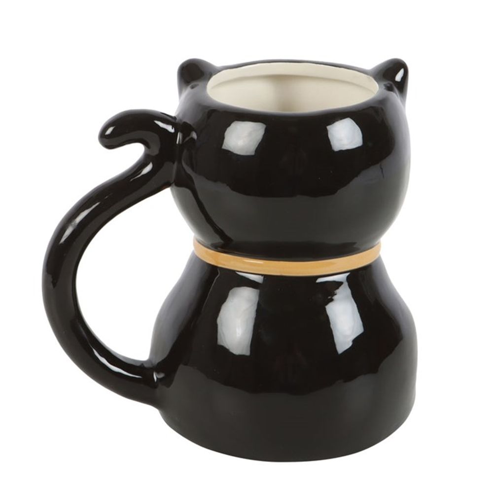 Spooky Black Cat Mug - Halloween Coffee Cup - Cat Brew Club