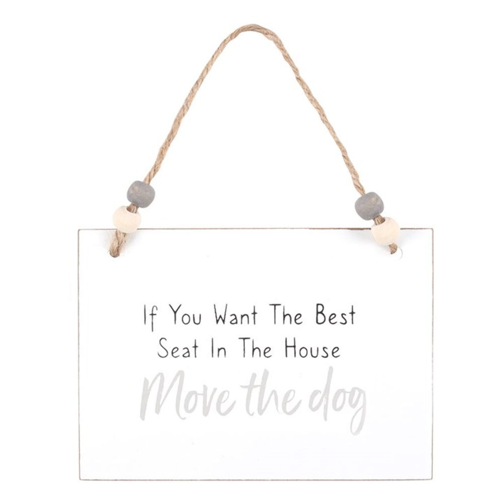 Move The Dog Hanging Sign - Fun Home Decoration - Cat Brew Club