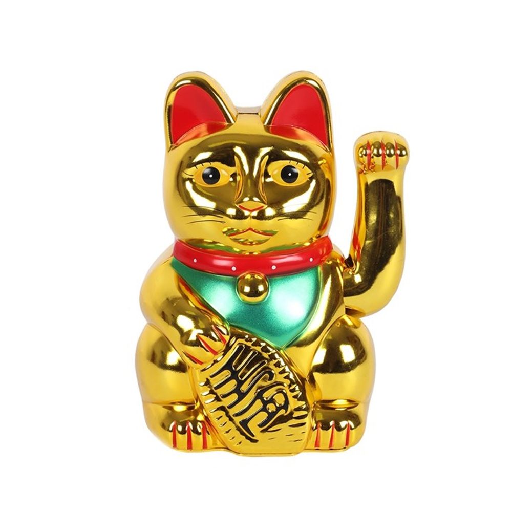 6 Inch Gold Money Cat