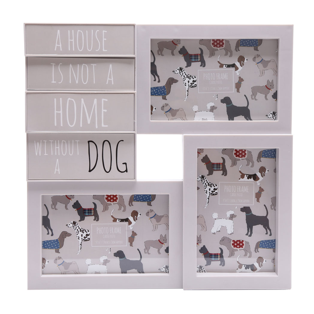 29cm Dog Multi Photo Frame - Cat Brew Club