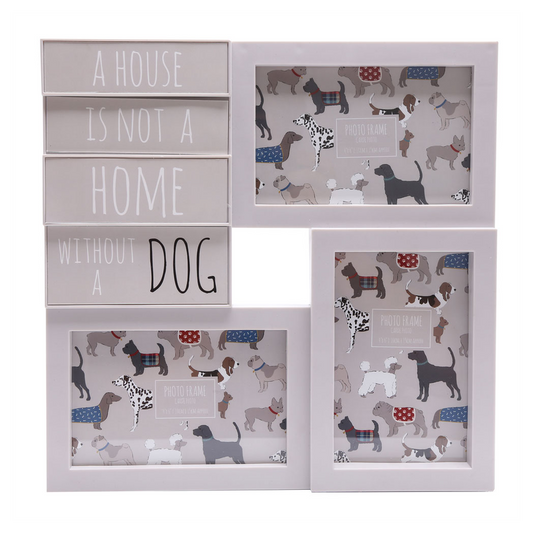 29cm Dog Multi Photo Frame - Cat Brew Club